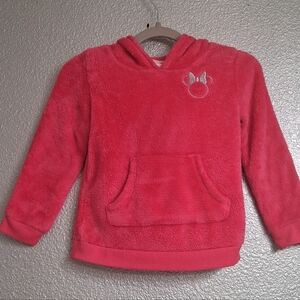 Disneu Minnie Mouse Pink Fleece Hoodie   Size 3